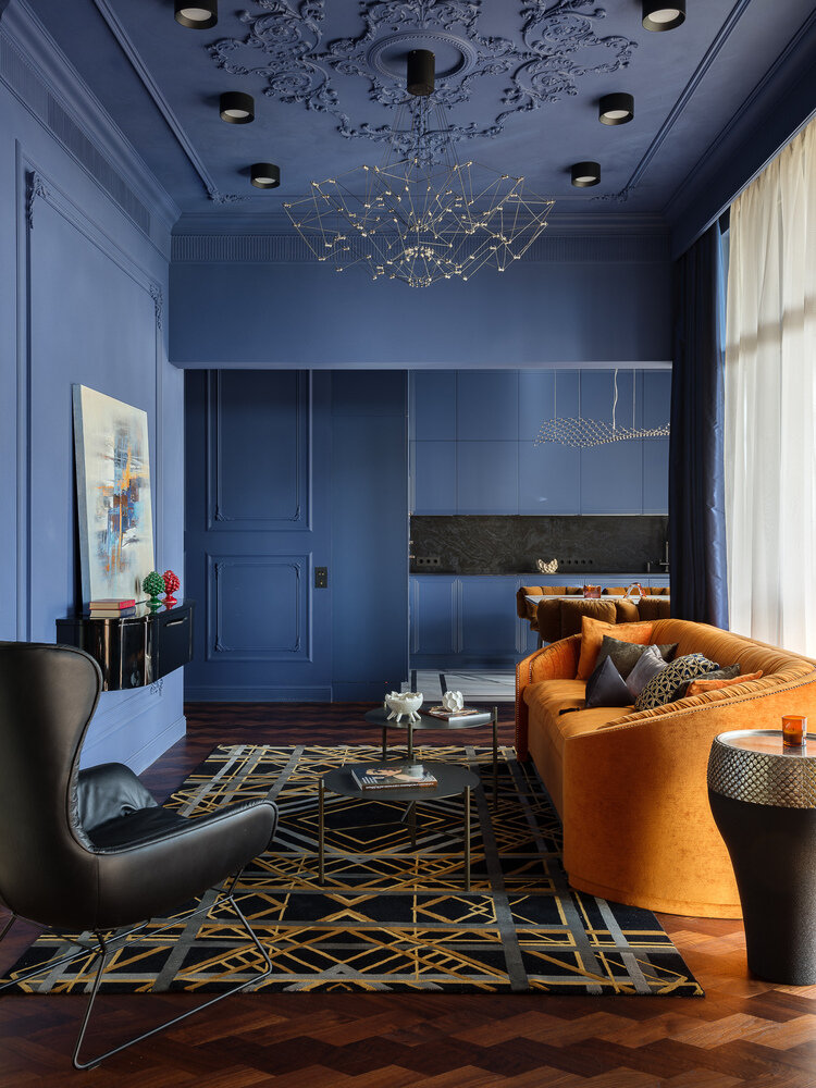 Фотография: Гостиная в стиле Современный, Классический, Квартира, Проект недели, Москва, Ануш Аракелян, 2 комнаты, Более 90 метров – фото на INMYROOM Фотография: Гостиная в стиле Современный, Классический, Квартира, Проект недели, Москва, Ануш Аракелян, 2 комнаты, Более 90 метров – фото на INMYROOM