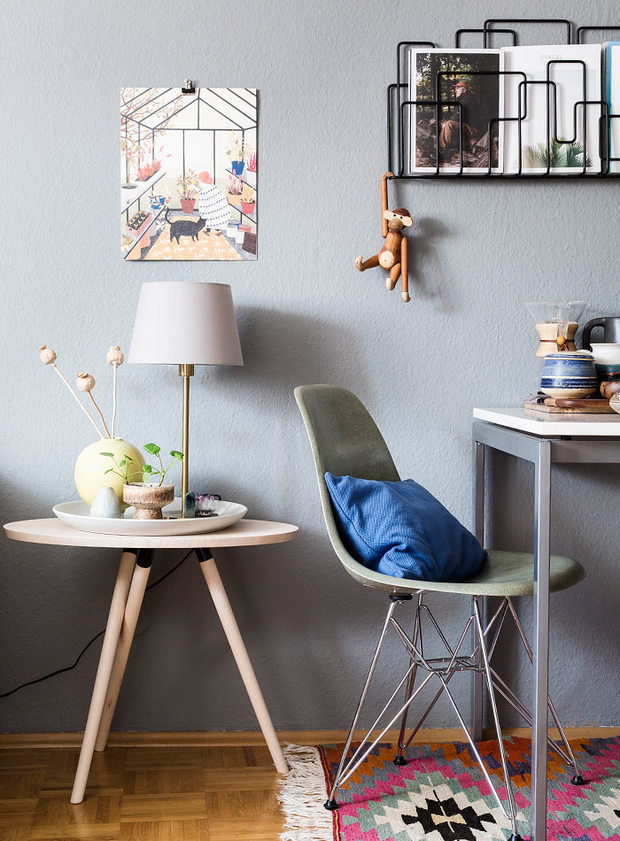 Фото из портфолио  Уютное гнездышко с видом на башни и крыши средневекового старого города Мюнхен – фотографии дизайна интерьеров на INMYROOM