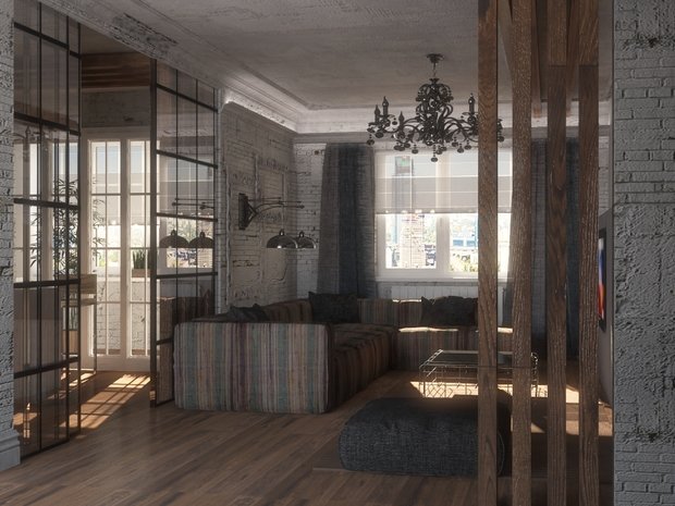 Фото из портфолио Лофт – фотографии дизайна интерьеров на INMYROOM