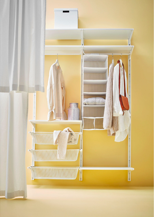 Фотография: Гардеробная в стиле Минимализм, Гид, лайфхаки, ИКЕА, хранение вещей – фото на INMYROOM