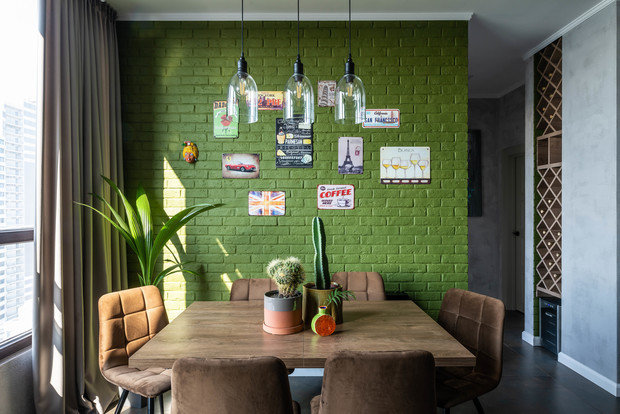 Фотография: Кухня и столовая в стиле Лофт, Квартира, Проект дня, Ростов-на-Дону, Более 90 метров, Юлия Филиппова – фото на INMYROOM