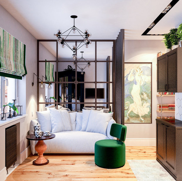 Фотография: Гостиная в стиле Эклектика, Гид – фото на INMYROOM