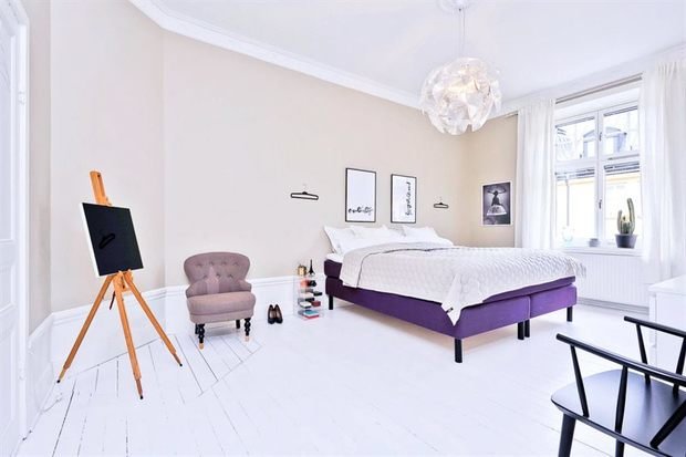 Фото из портфолио Фиолетовая кровать- Очень экстравагантно)))) – фотографии дизайна интерьеров на INMYROOM