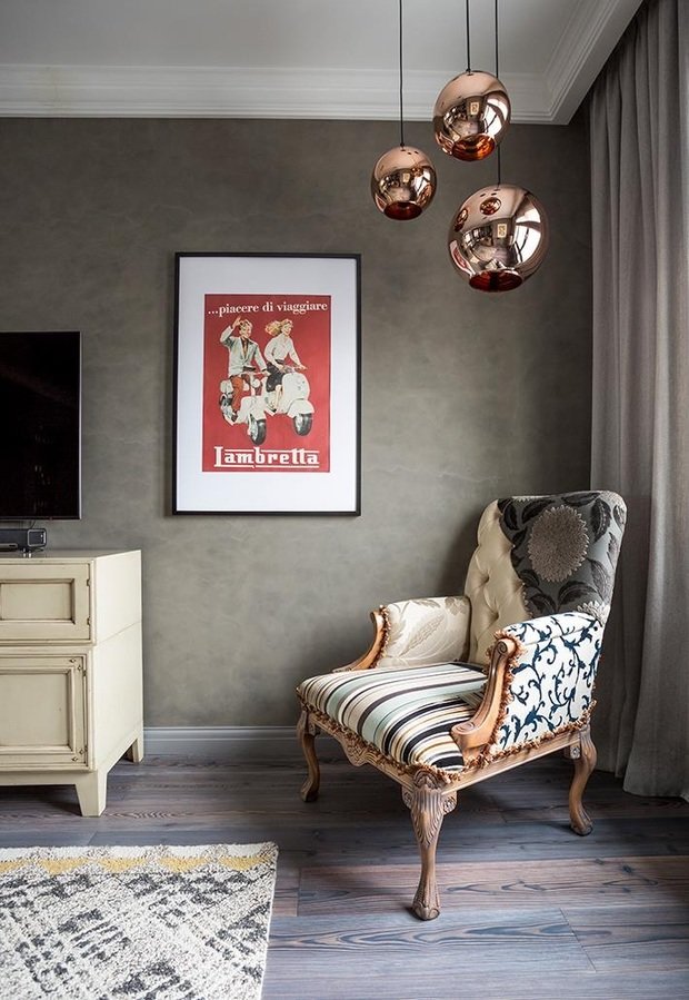 Фото из портфолио Модные апартаменты в Москве – фотографии дизайна интерьеров на INMYROOM