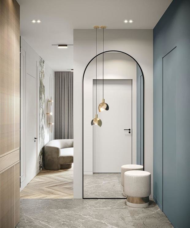 Фото из портфолио Современный стиль с зеленными акцентами в ЖК Петровская Доминанта – фотографии дизайна интерьеров на INMYROOM