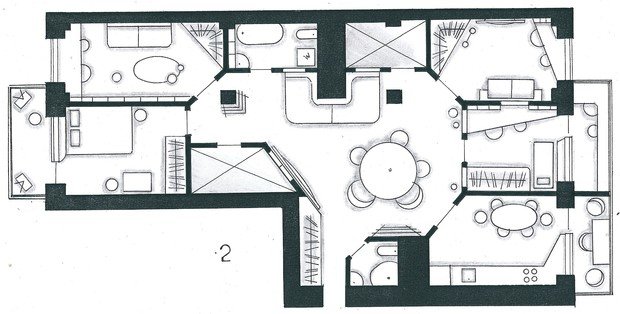 Фото из портфолио Мои перепланировки – фотографии дизайна интерьеров на INMYROOM