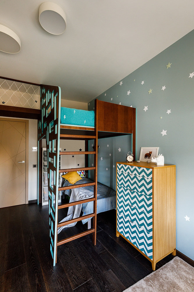 Фотография: Детская в стиле Современный, Квартира, Проект дня, Москва, 4 и больше, Более 90 метров, Бюро IVA – фото на INMYROOM
