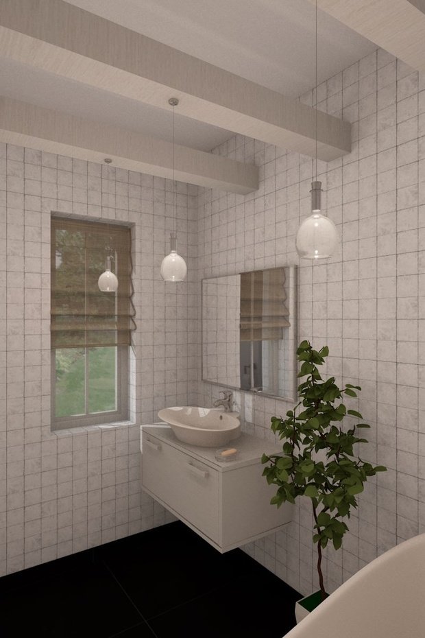 Фотография: Ванная в стиле Скандинавский – фото на INMYROOM