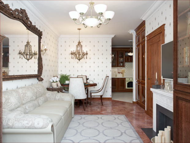 Фото из портфолио Дореволюционная классика – фотографии дизайна интерьеров на INMYROOM