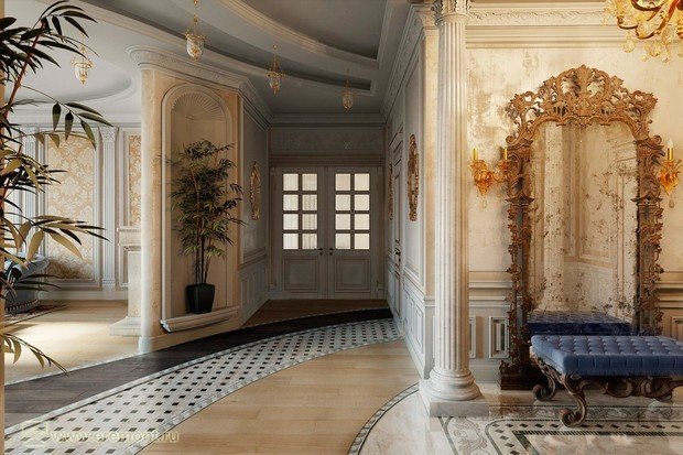 Фото из портфолио Дизайн и ремонт квартиры в ЖК «Миракс Парк» — Венецианская роскошь – фотографии дизайна интерьеров на INMYROOM