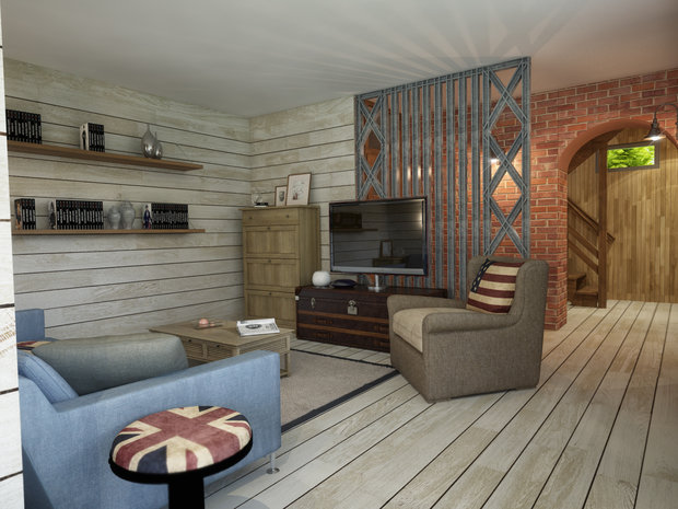 Фото из портфолио Wooden House – фотографии дизайна интерьеров на INMYROOM