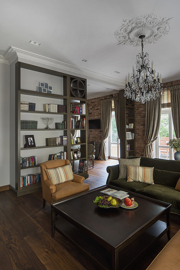 Фотография: Гостиная в стиле Прованс и Кантри, Квартира, Дома и квартиры, Проект недели – фото на INMYROOM