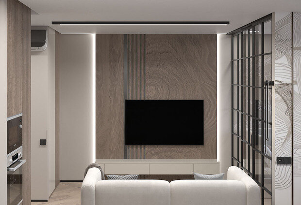 Фото из портфолио Проект 1кв.39 м2 – фотографии дизайна интерьеров на INMYROOM