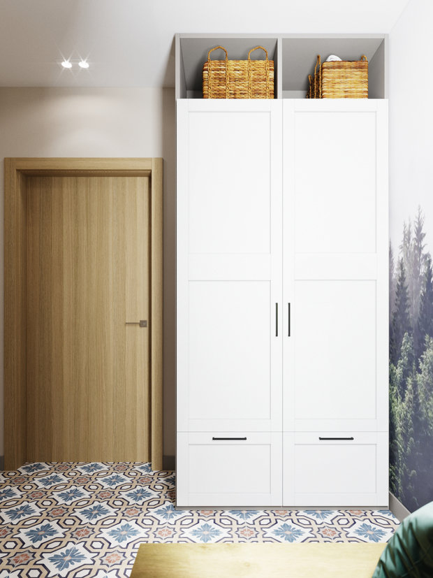Фотография: Прихожая в стиле Современный, Скандинавский, Дом, Проект недели, Дача, Новосибирск, 3 комнаты, 60-90 метров, DS Mango – фото на INMYROOM