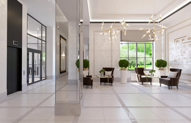 Фото из портфолио ЖК Проспект Мира - Дизайн мест общественного пользования – фотографии дизайна интерьеров на INMYROOM