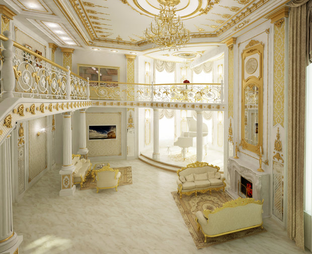 Фото из портфолио Гостиная. Частный дом. 2014 – фотографии дизайна интерьеров на INMYROOM