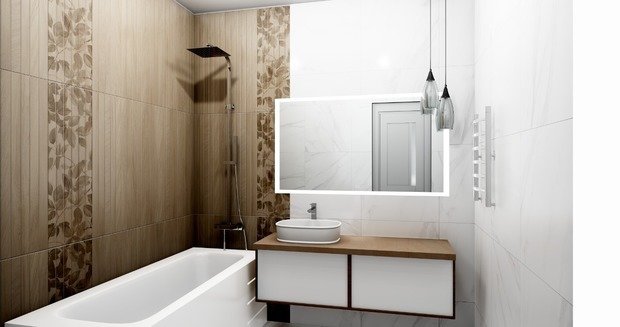 Фото из портфолио Сан.узел – фотографии дизайна интерьеров на INMYROOM