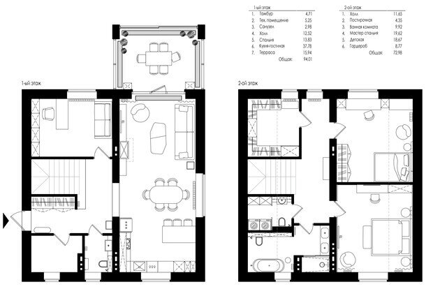 Фотография: Планировки в стиле , Современный, Дом, Проект дня, Дом и дача, Татарстан, Кирпичный дом, 4 и больше, Более 90 метров – фото на INMYROOM
