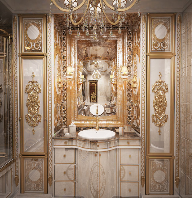 Фото из портфолио Апартаменты 154 м2 в стиле БАРОККО  – фотографии дизайна интерьеров на INMYROOM