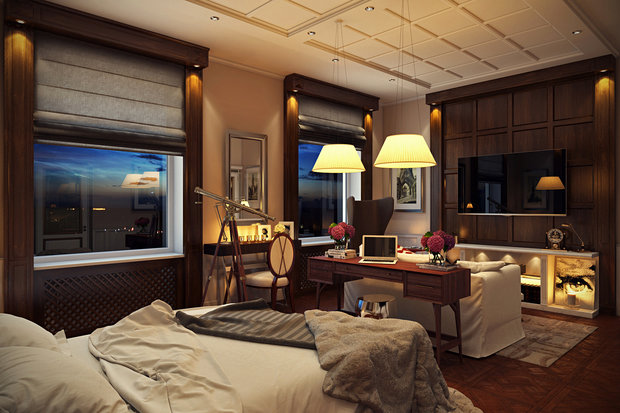 Фото из портфолио Квартира «Парадный стиль», 133 кв.м. – фотографии дизайна интерьеров на INMYROOM