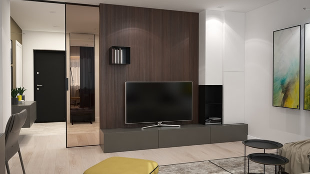 Фото из портфолио Дизайн современной квартиры – фотографии дизайна интерьеров на INMYROOM