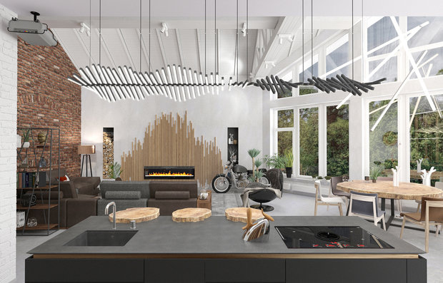 Фотография: Гостиная в стиле Лофт, Проект недели, ПРЕМИЯ INMYROOM – фото на INMYROOM