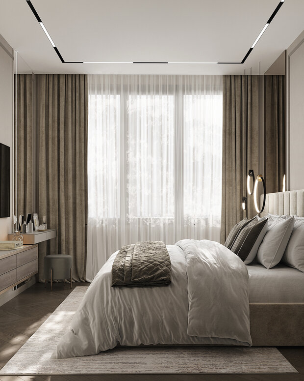 Фото из портфолио Дизайн интерьера квартиры в ЖК «Событие» в современном стиле – фотографии дизайна интерьеров на INMYROOM