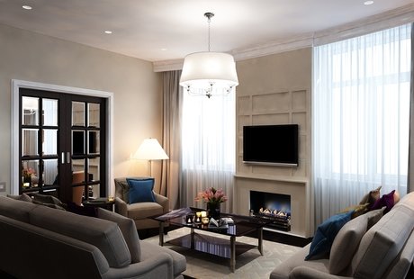 Гостиная. Проект декорирования квартиры Москва