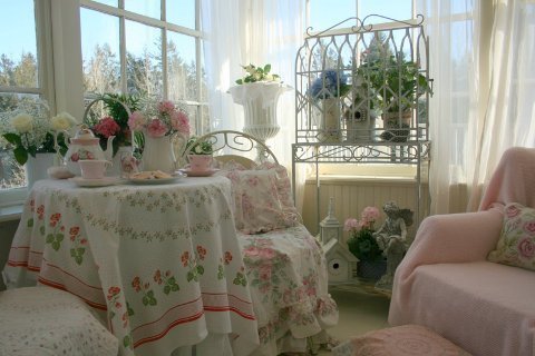 Фотография: Балкон в стиле Прованс и Кантри, Спальня, Дизайн интерьера, Шебби-шик – фото на INMYROOM