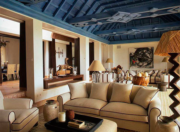 Фотография: Гостиная в стиле , Декор интерьера, Дизайн интерьера, Цвет в интерьере, Белый, Серый, Бирюзовый – фото на INMYROOM