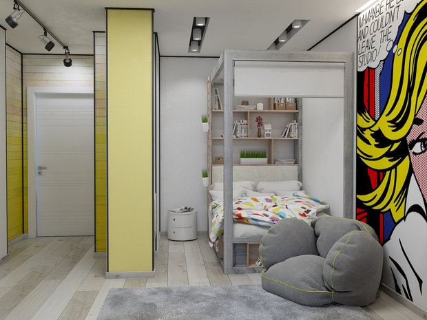 Фото из портфолио квартира в мягком современном стиле  – фотографии дизайна интерьеров на INMYROOM