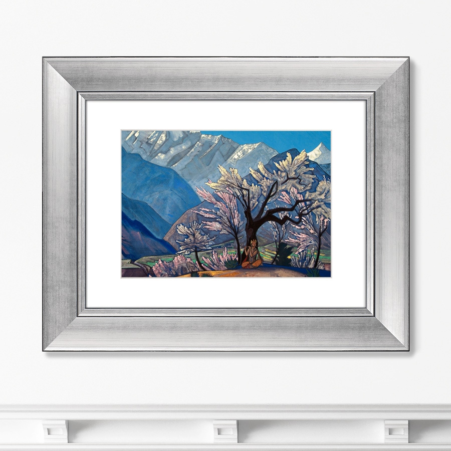 Репродукция картины Кришна Весна в Кулу 1930 г.