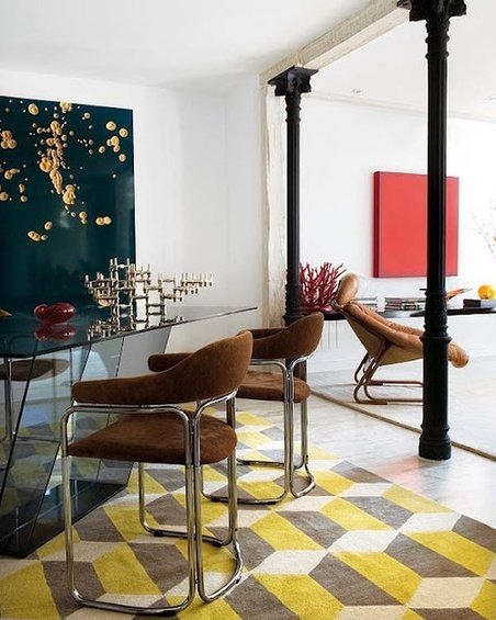 Фотография: Кухня и столовая в стиле Современный, Эклектика, Декор и DIY, Декор дома, Пол – фото на INMYROOM