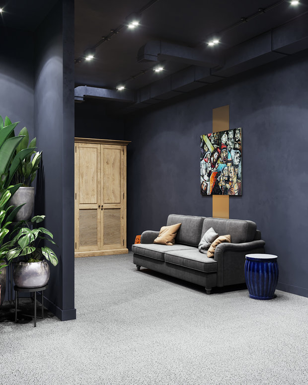 Фото из портфолио Кабинет психолога в БЦ SAMMIT – фотографии дизайна интерьеров на INMYROOM