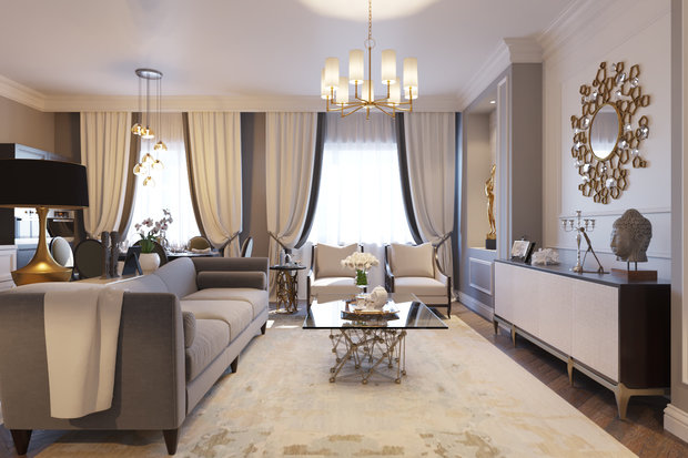 Фото из портфолио Проект 6 – фотографии дизайна интерьеров на INMYROOM