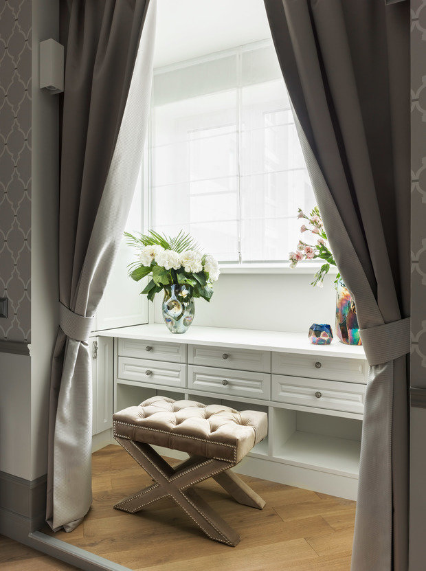 Фотография: Балкон в стиле Классический, Современный, Квартира, Проект недели, Москва, Сергей Красюк, Монолитный дом, 3 комнаты, 60-90 метров, Серж Махов – фото на INMYROOM