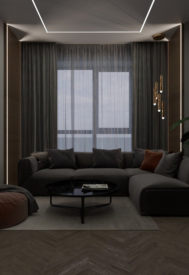 Фото из портфолио 160 м² ЖК Дыхание – фотографии дизайна интерьеров на INMYROOM