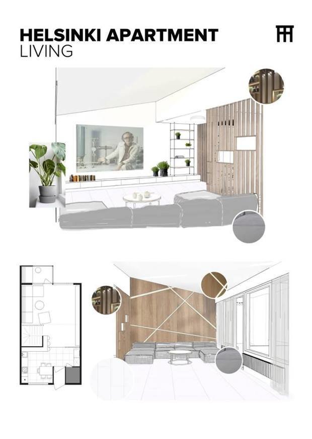 Фото из портфолио Apartment in Helsinki – фотографии дизайна интерьеров на INMYROOM