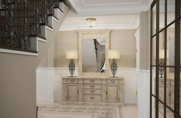 Фотография: Прихожая в стиле Прованс и Кантри, Классический, Дом, Советы, Дача, оксана евдокимова, мм-2 – фото на INMYROOM