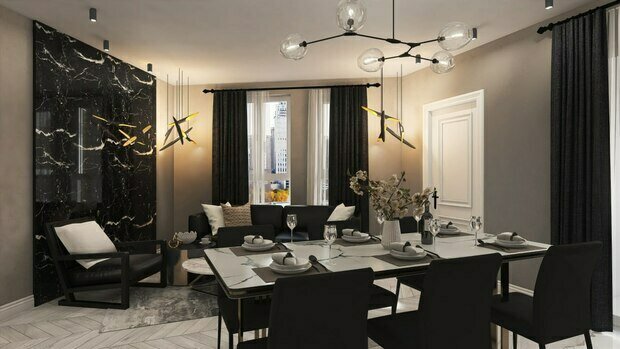 Фото из портфолио Квартира 75 м2 ЖК Айвазовский – фотографии дизайна интерьеров на INMYROOM