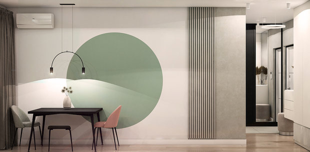 Фото из портфолио 6. Green circle. – фотографии дизайна интерьеров на INMYROOM