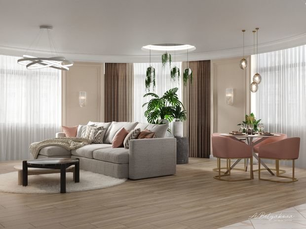 Фото из портфолио Дизайн проект квартиры – фотографии дизайна интерьеров на INMYROOM