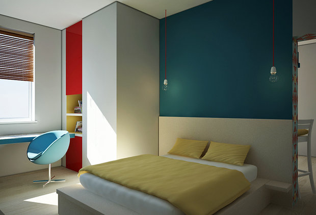 Фото из портфолио Любовь к синему – фотографии дизайна интерьеров на INMYROOM