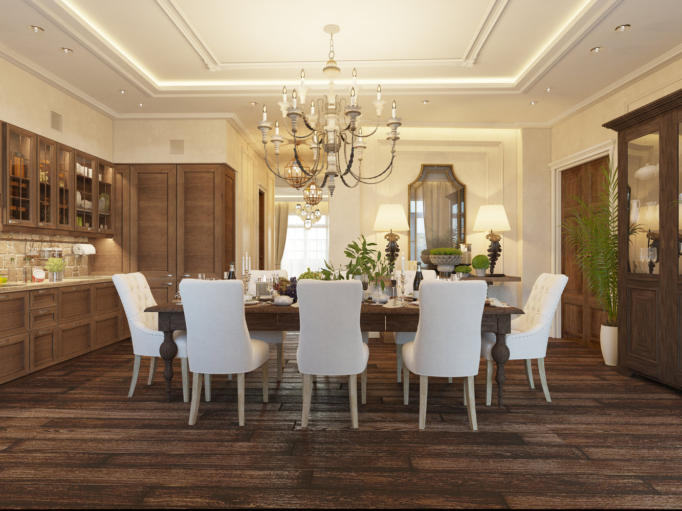 Фото из портфолио дизайн-проект квартиры в винтажном колониальном стиле в г. Москва – фотографии дизайна интерьеров на INMYROOM Фото из портфолио дизайн-проект квартиры в винтажном колониальном стиле в г. Москва – фотографии дизайна интерьеров на INMYROOM