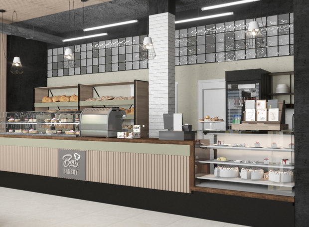 Фото из портфолио Пекарня Bon Bakery – фотографии дизайна интерьеров на INMYROOM