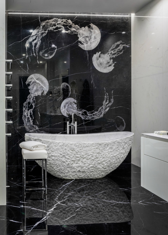 Фотография: Ванная в стиле Современный, Квартира, Проект недели, Москва, Монолитный дом, 4 и больше, Более 90 метров, #эксклюзивныепроекты, Тор-Ард – фото на INMYROOM