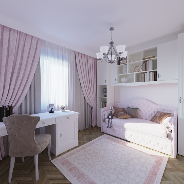 Фото из портфолио Детская неоклассика – фотографии дизайна интерьеров на INMYROOM