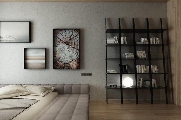 Фото из портфолио Квартира для молодого человека – фотографии дизайна интерьеров на INMYROOM