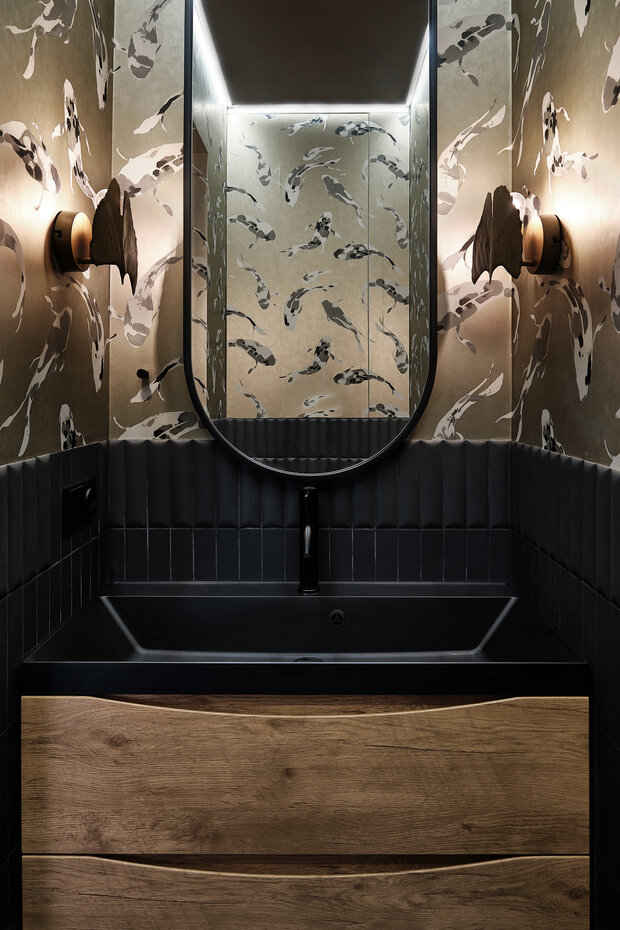 Фотография: Ванная в стиле Современный, Скандинавский, Дом, Проект дня, Дом и дача, Пермь, 4 и больше, Более 90 метров – фото на INMYROOM