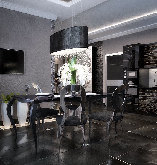 Фото из портфолио Элегантность черного цвета в интерьере - interior Design IDeas – фотографии дизайна интерьеров на INMYROOM
